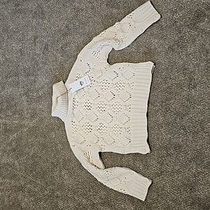 Talisman - Rosie Knit Vanilla Turtleneck Sweater Size XS